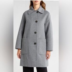 Vince NWP! Patch Pockets Car Coat